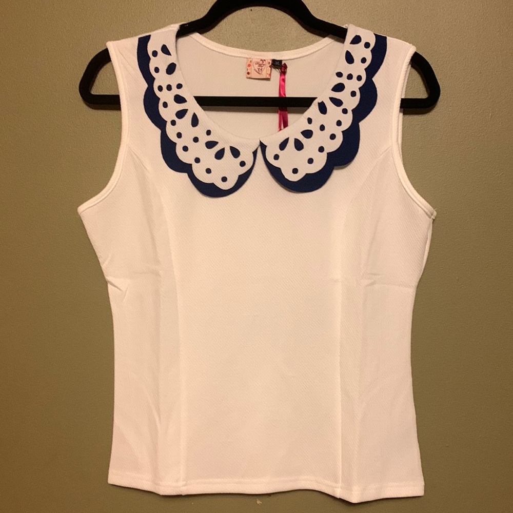 Textured Sleeveless Top